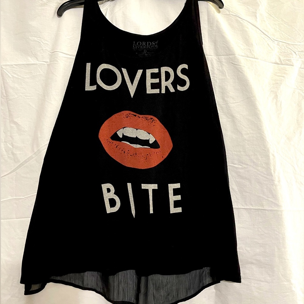 Black Flowy Tank Top